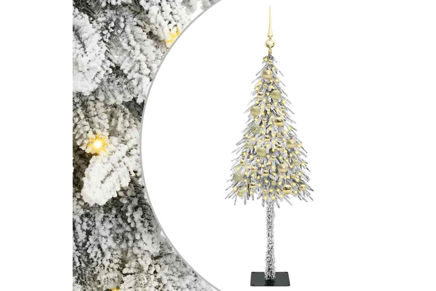 Vidaxl Christmas Tree With 150 Leds White 120 Cm Pe And Steel