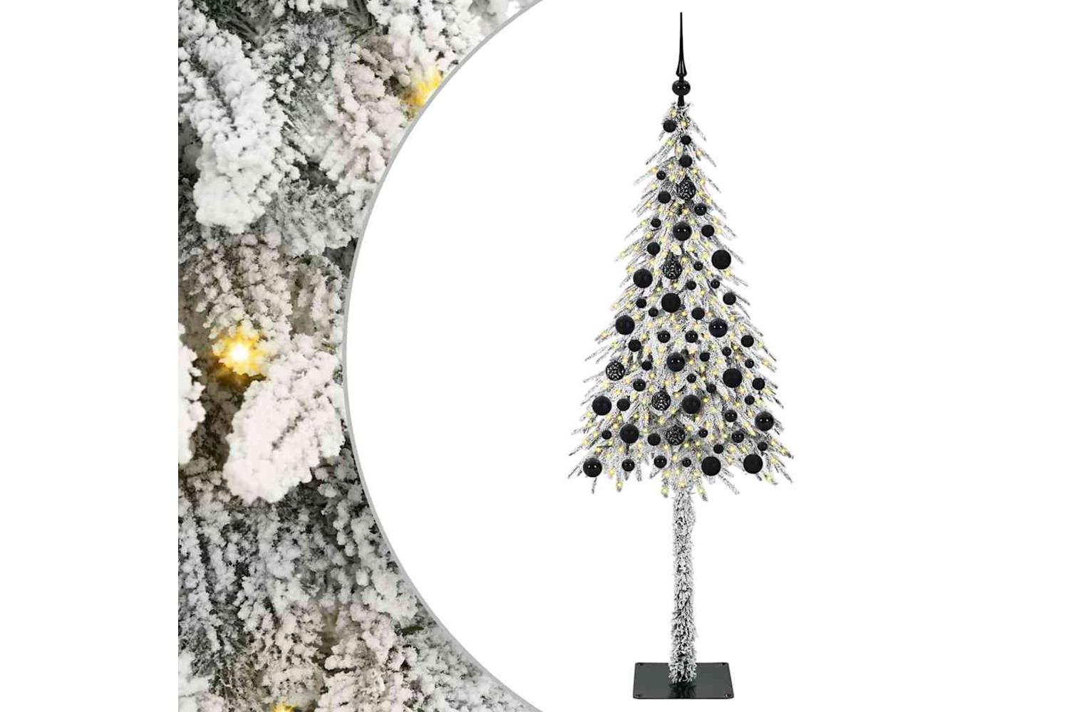 Vidaxl Christmas Tree With 300 Leds White 180 Cm Pe And Steel