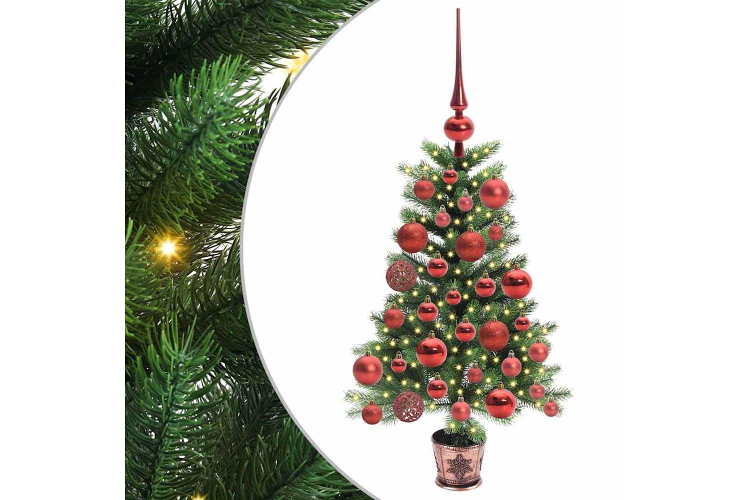 Vidaxl Christmas Tree With 150 Leds With Stand Green 65 Cm Pe