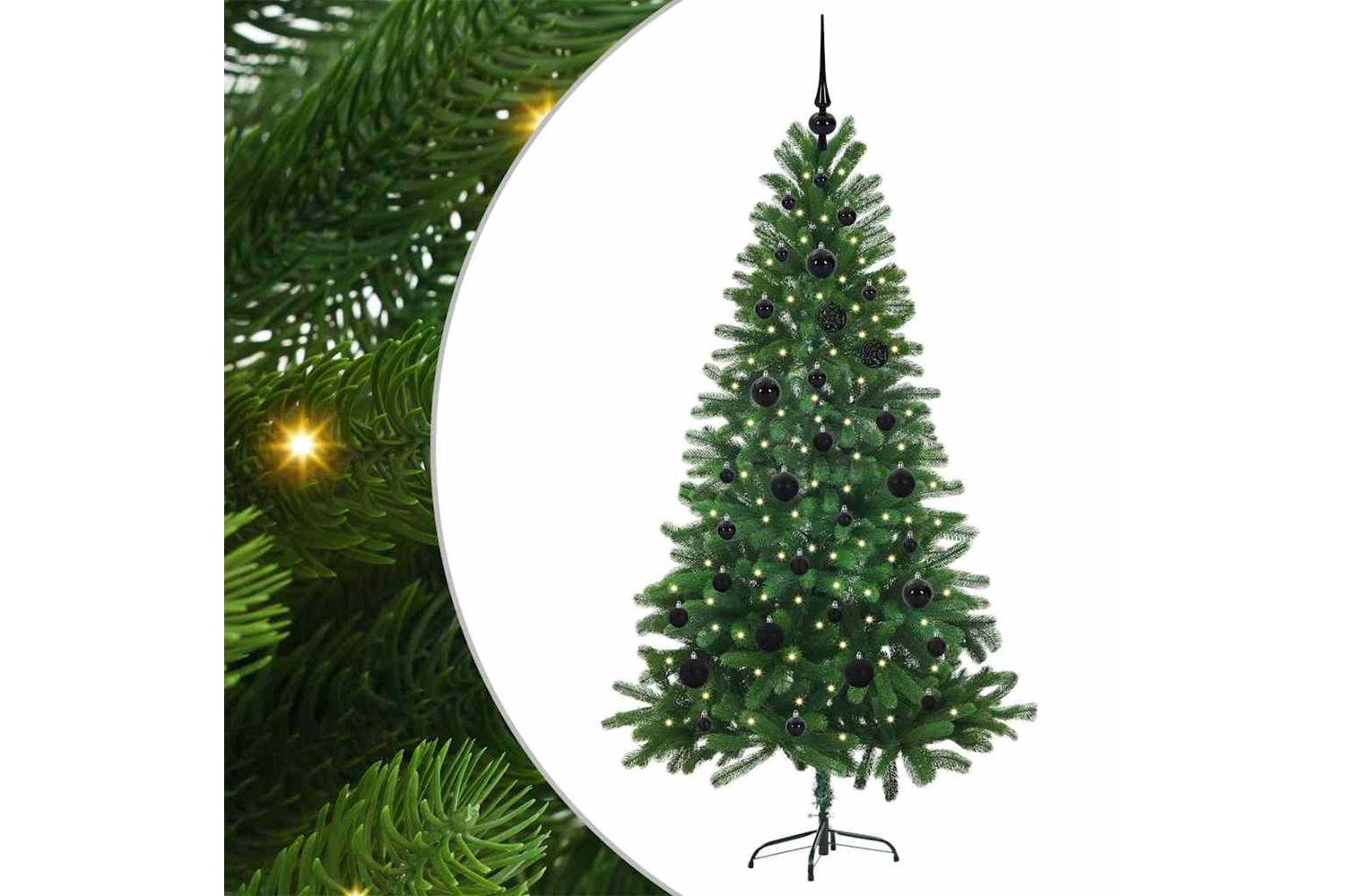 Vidaxl Christmas Tree With 150 Leds With Stand Green 150 Cm Pe