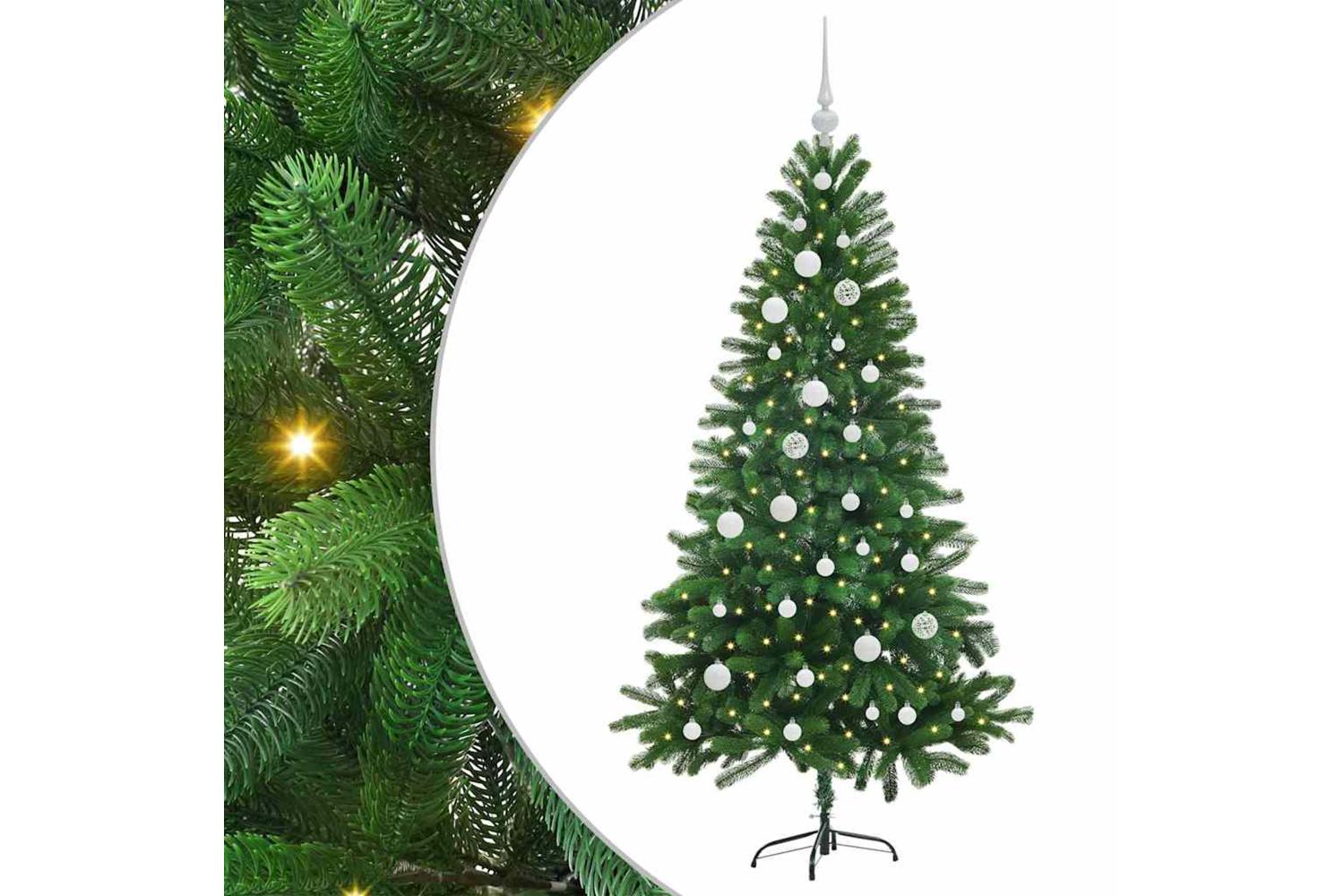 Vidaxl Christmas Tree With 150 Leds With Stand Green 150 Cm Pe