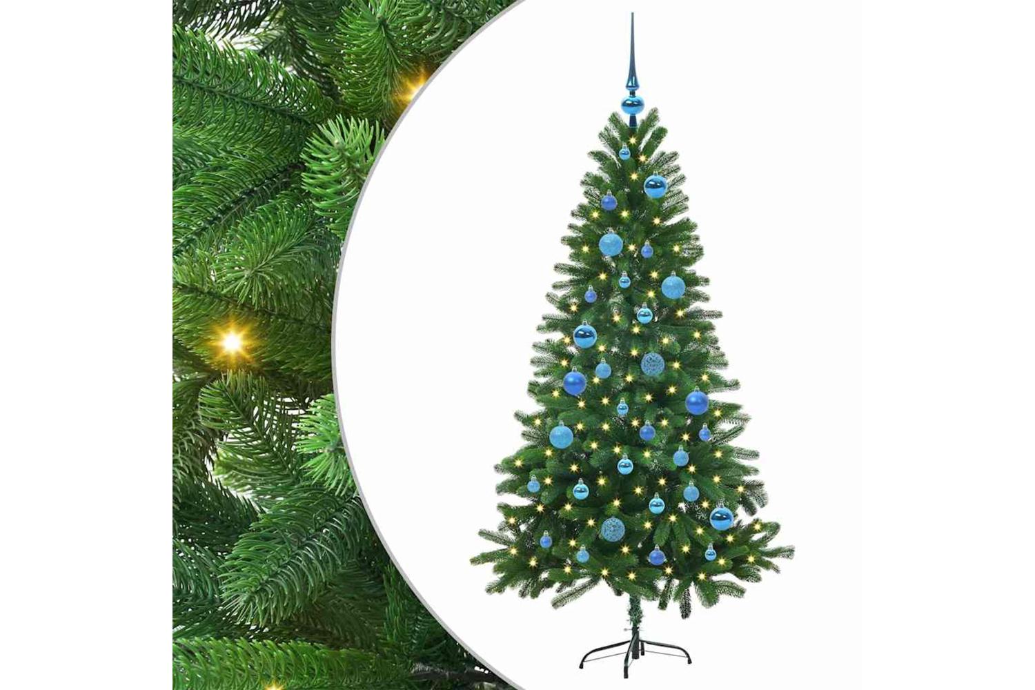 Vidaxl Christmas Tree With 150 Leds With Stand Green 150 Cm Pe