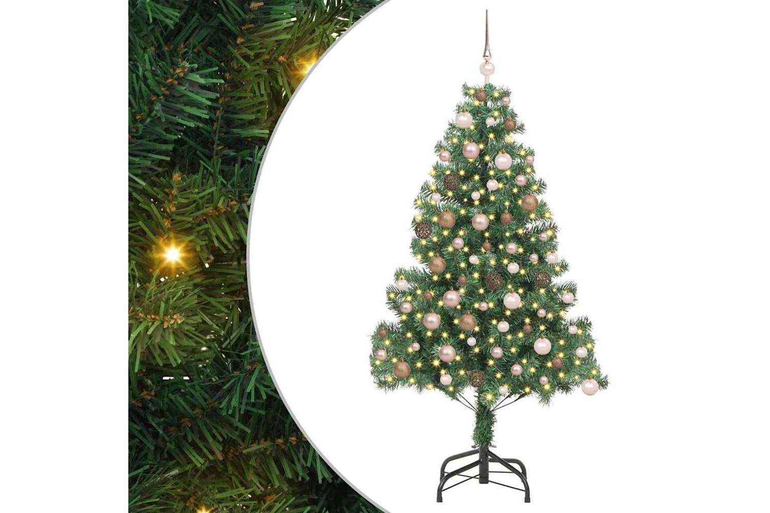 Vidaxl Christmas Tree With 300 Leds With Stand Green 180 Cm Pvc