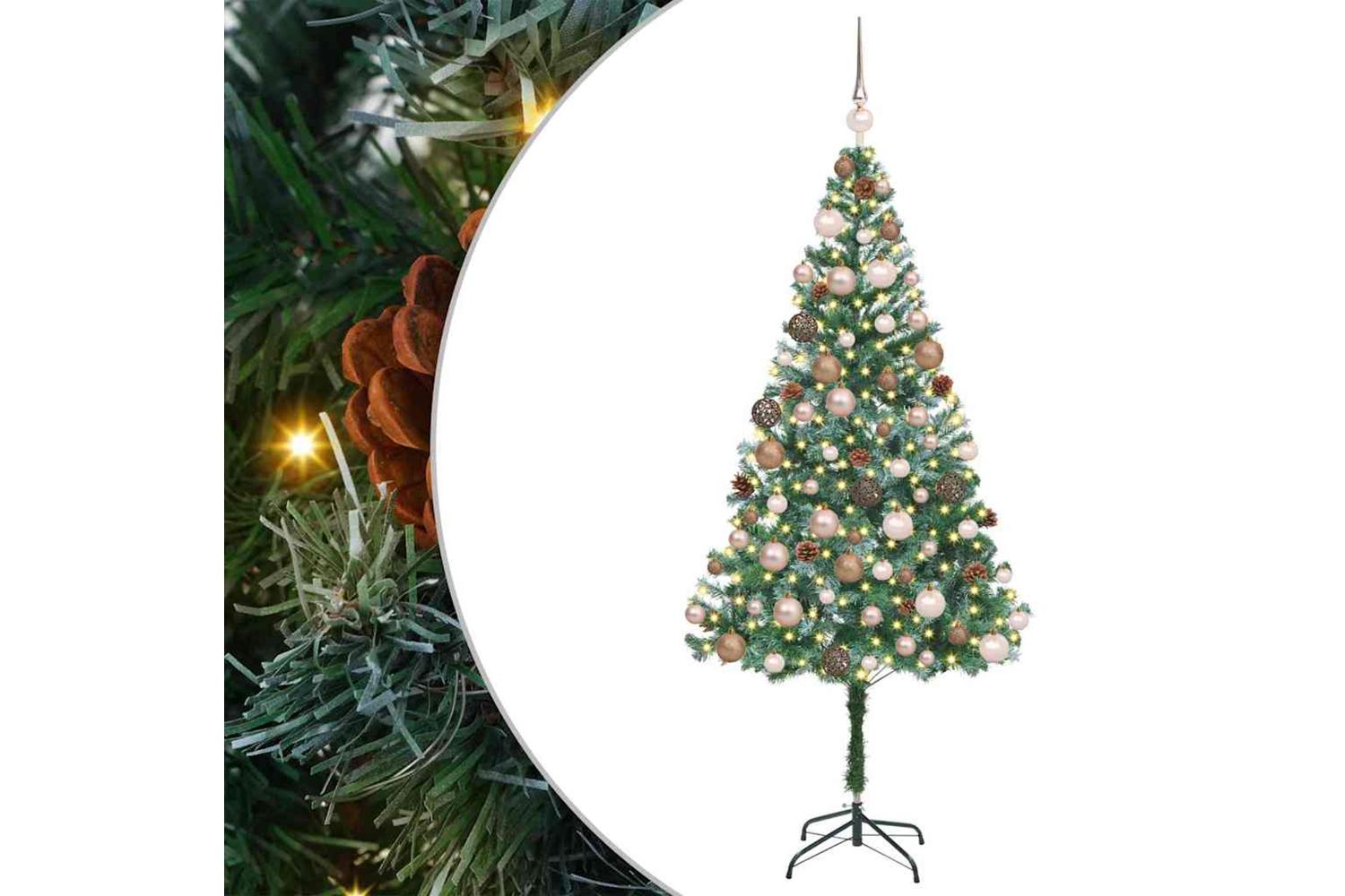 Vidaxl Artificial Christmas Tree With Stand Green 180 Cm Pvc And Steel