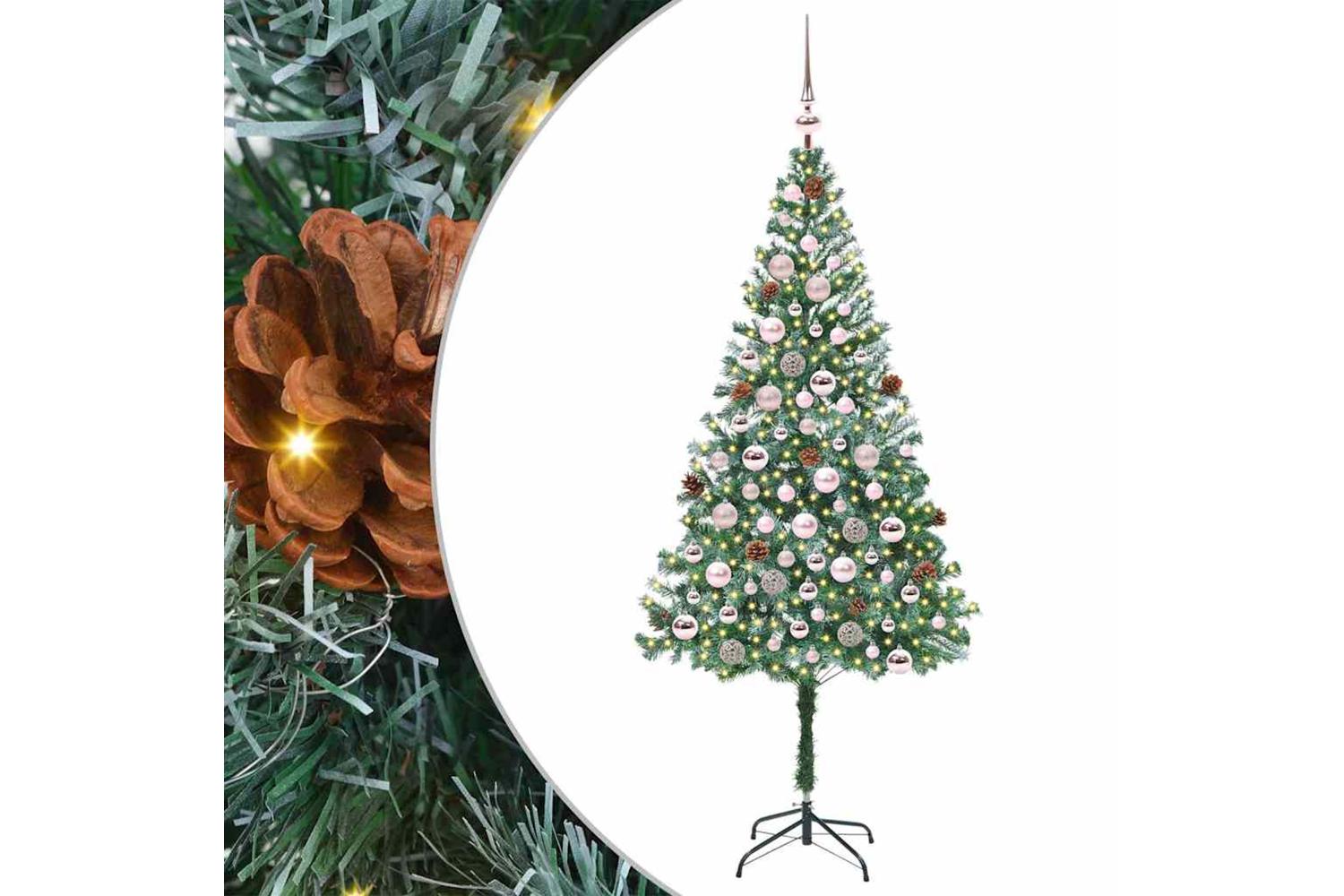Vidaxl Artificial Christmas Tree With Stand Green 180 Cm Pvc And Steel
