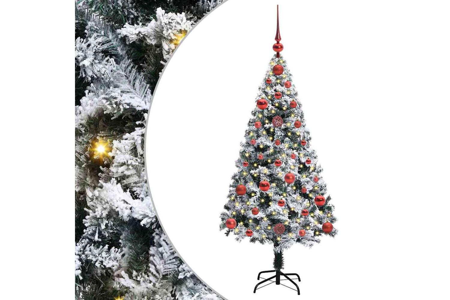 Vidaxl Artificial Christmas Tree With 150 Leds With Stand Green 120 Cm