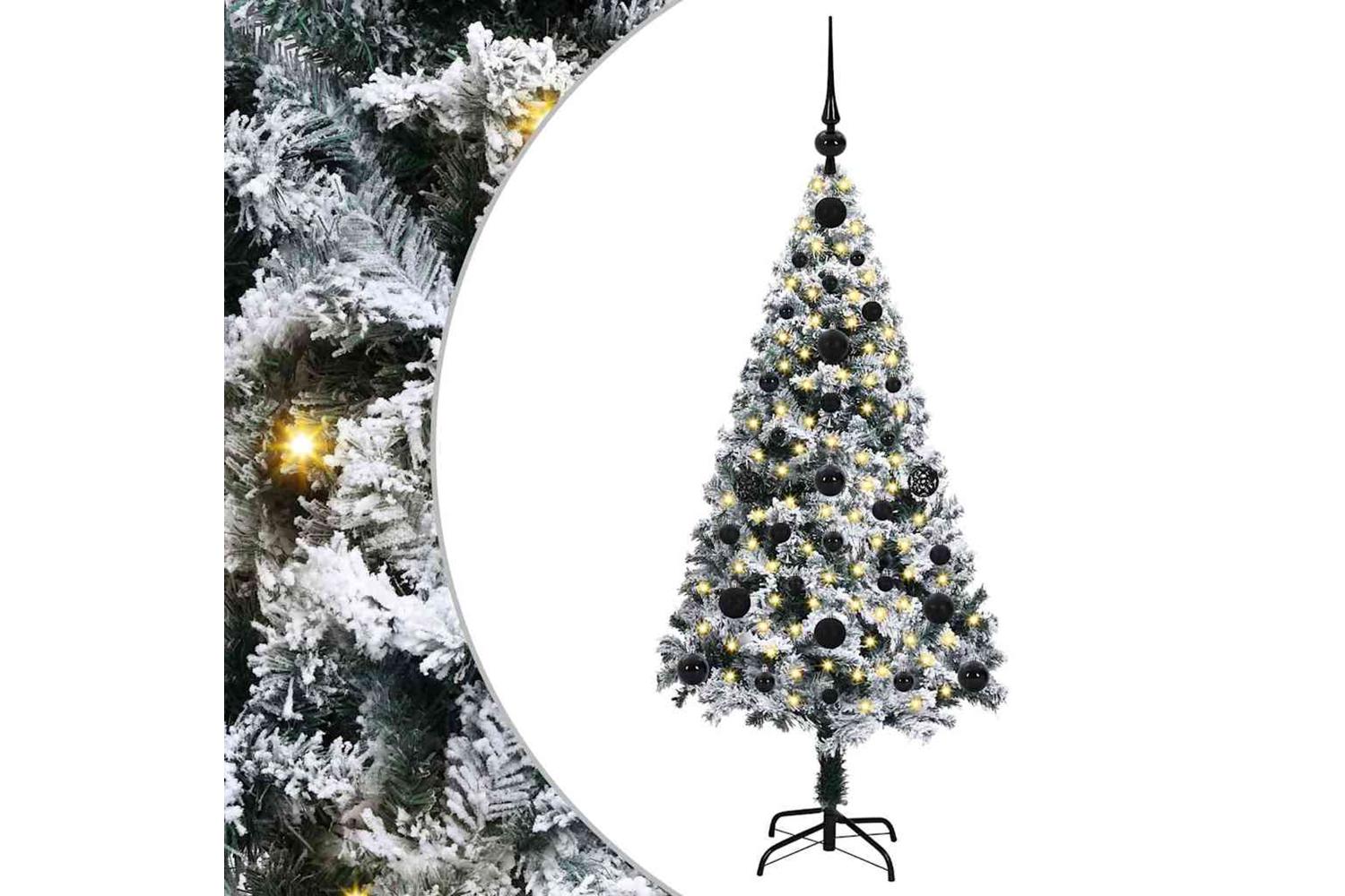 Vidaxl Artificial Christmas Tree With 150 Leds With Stand Green 120 Cm