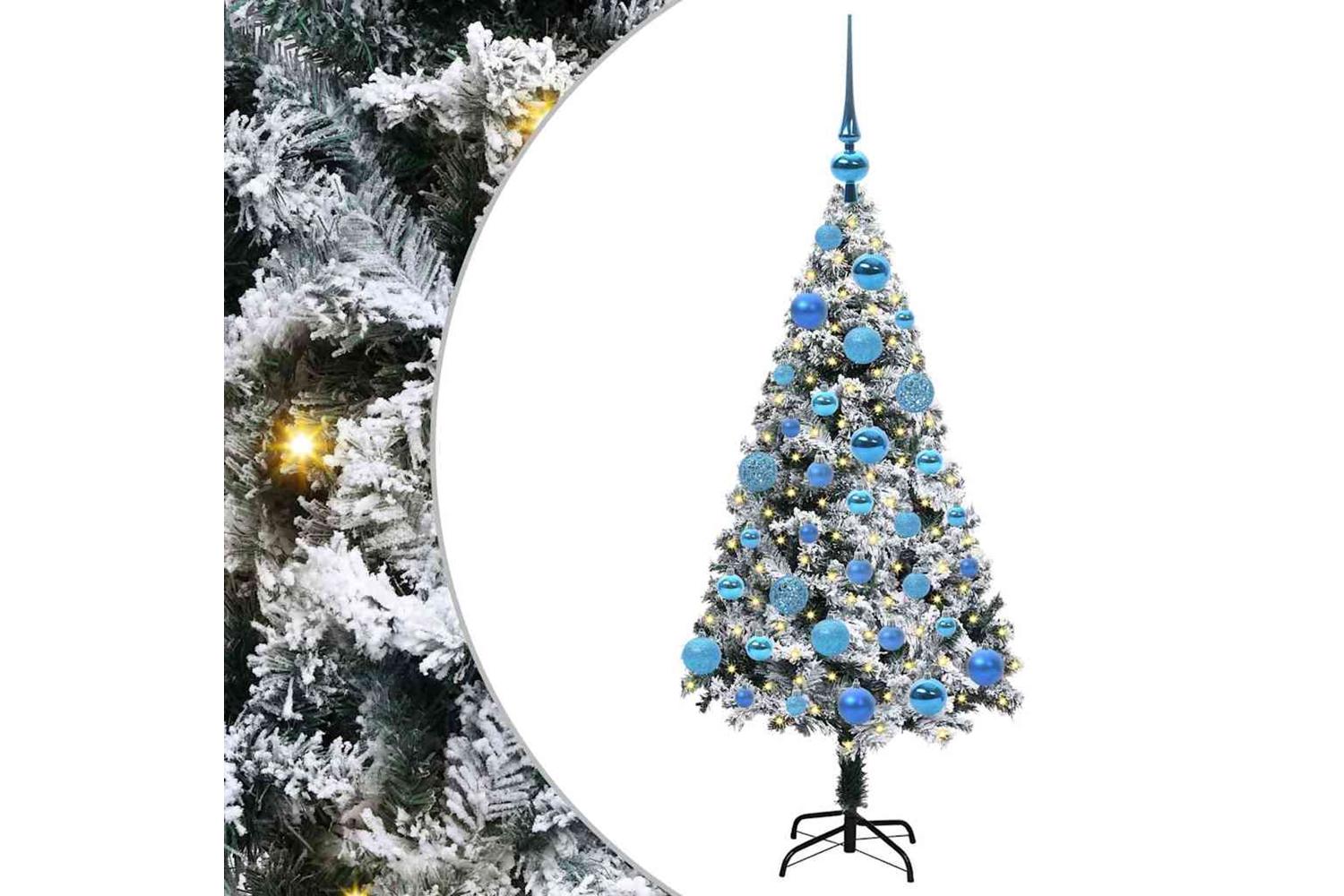 Vidaxl Artificial Christmas Tree With 150 Leds With Stand Green 120 Cm