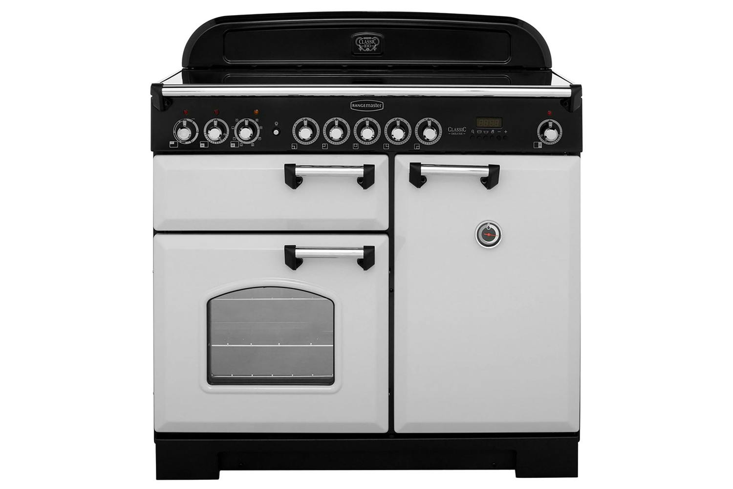 Rangemaster Classic Deluxe 100cm Induction Range Cooker | CDL100EIRP/C | Royal Pearl