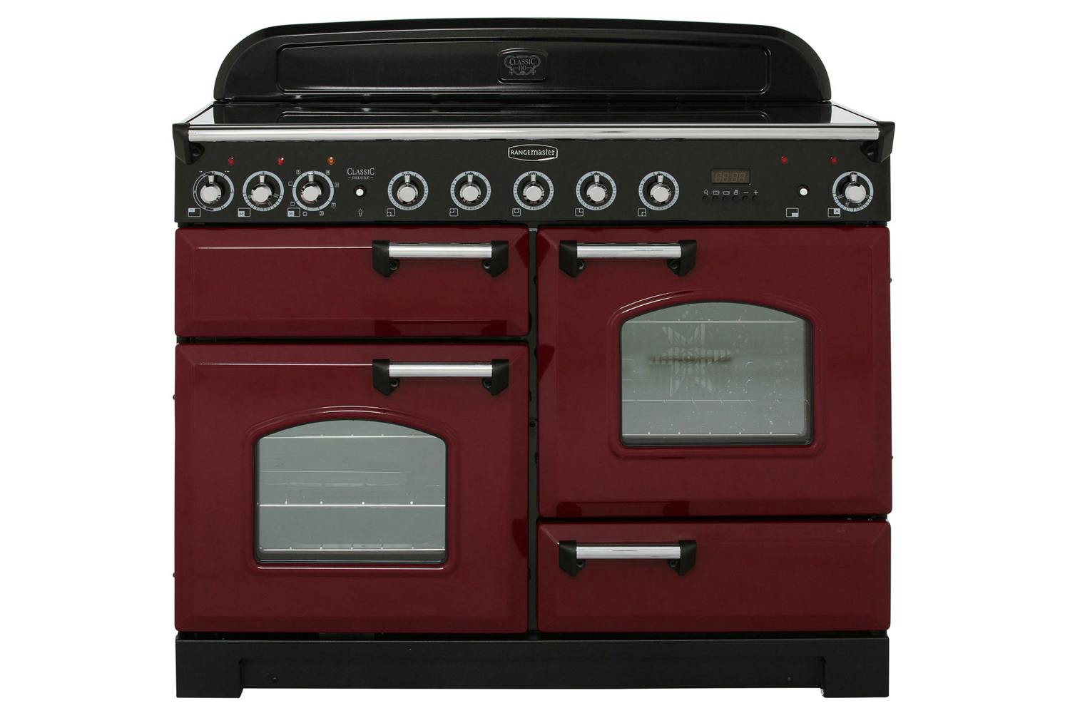 Rangemaster 110cm Classic Deluxe Induction Range Cooker | CDL110EICY/C | Cranberry