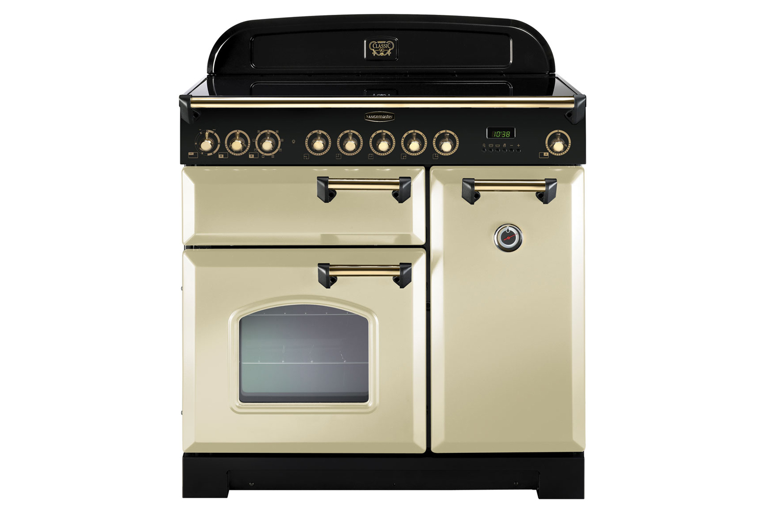 Rangemaster Classic Deluxe 90cm Induction Range Cooker | CDL90EICR/B ...