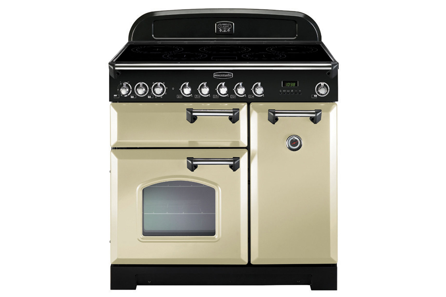 Rangemaster Classic Deluxe 90cm Electric Range Cooker | CDL90EICR/C ...