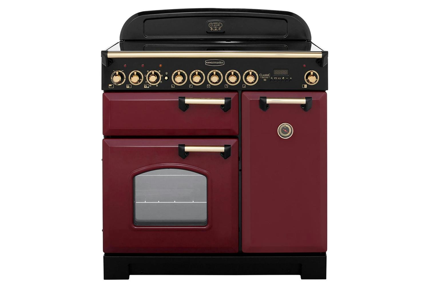 Rangemaster Classic 90cm Induction Range Cooker | CDL90EICY/B | Cranberry