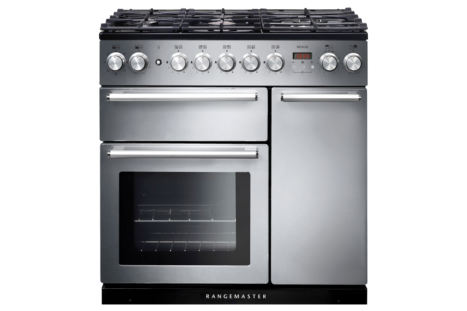 Rangemaster Nexus 90cm Dual Fuel Range Cooker | NEX90DFFSS/C | Stainless Steel