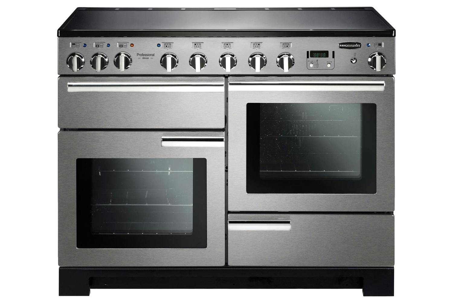 Rangemaster Professional Deluxe 110cm Electric Range Cooker | PDL110EISS/C | Stainless Steel