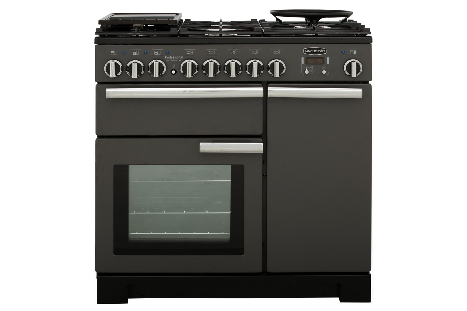 rangemaster 90 dual fuel range cooker