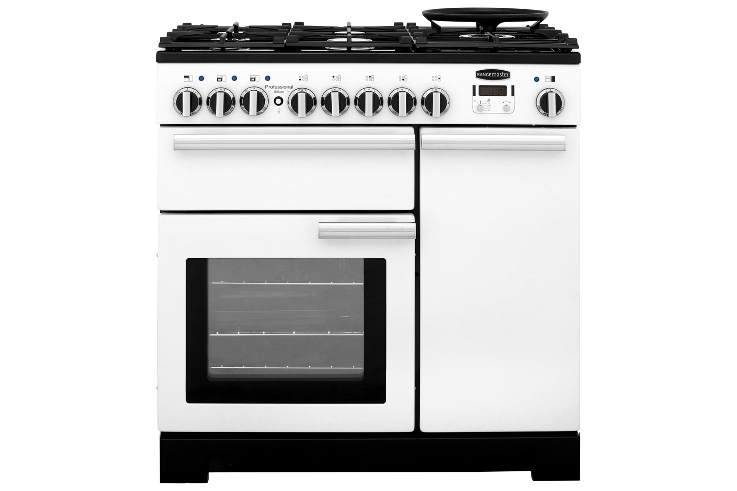 rangemaster professional deluxe 90cm dual fuel range cooker