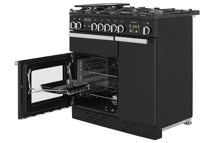 Rangemaster Professional Plus 90cm Gas Range Cooker | PROP90NGFGB/C | Black