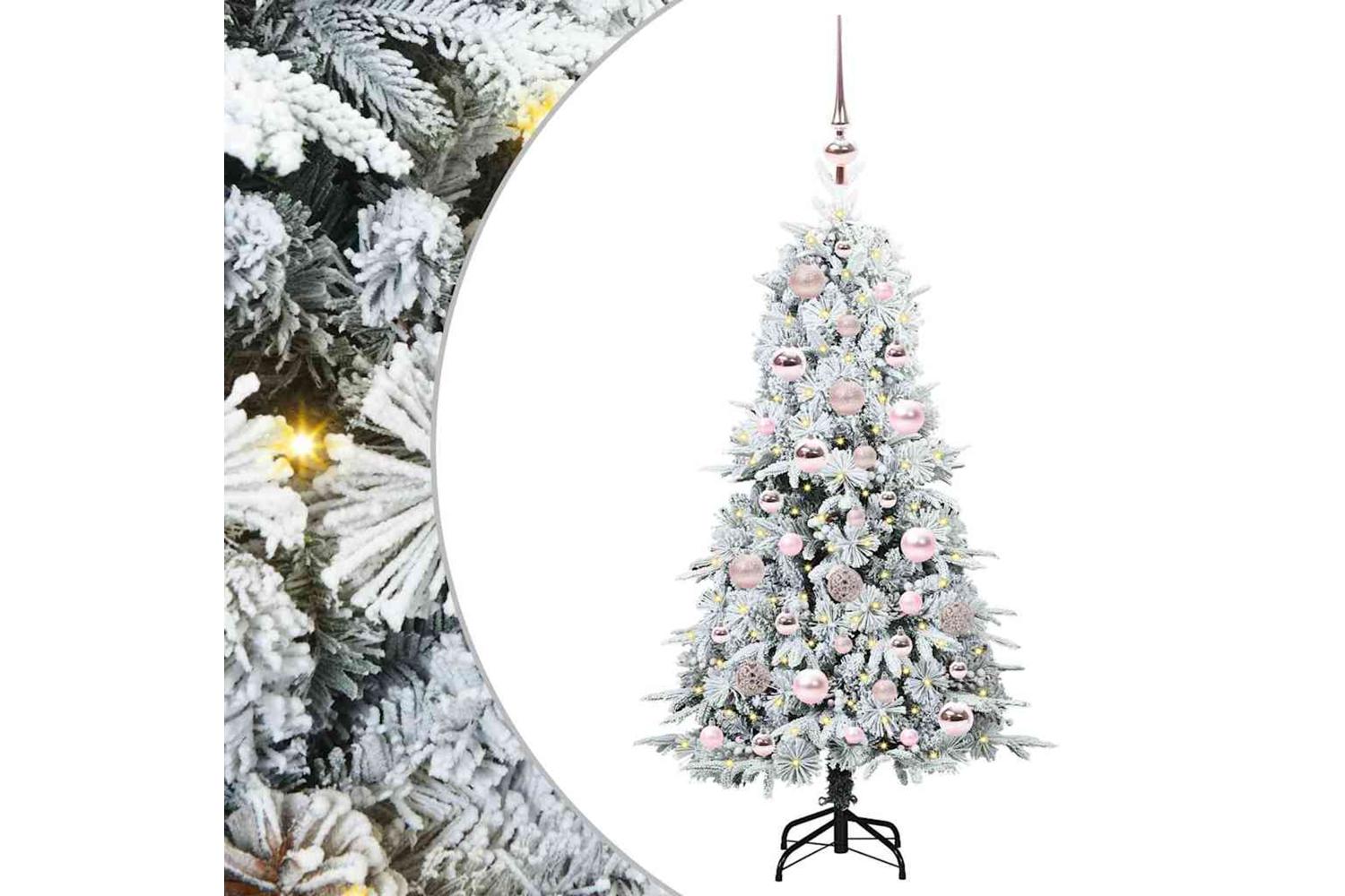 Vidaxl Artificial Hinged Christmas Tree Green 120 Cm Pe And Pvc