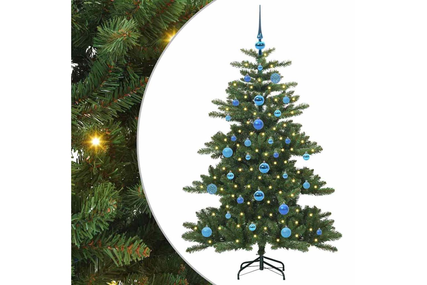Vidaxl Artificial Hinged Christmas Tree With 150 Leds 150 Cm Pvc