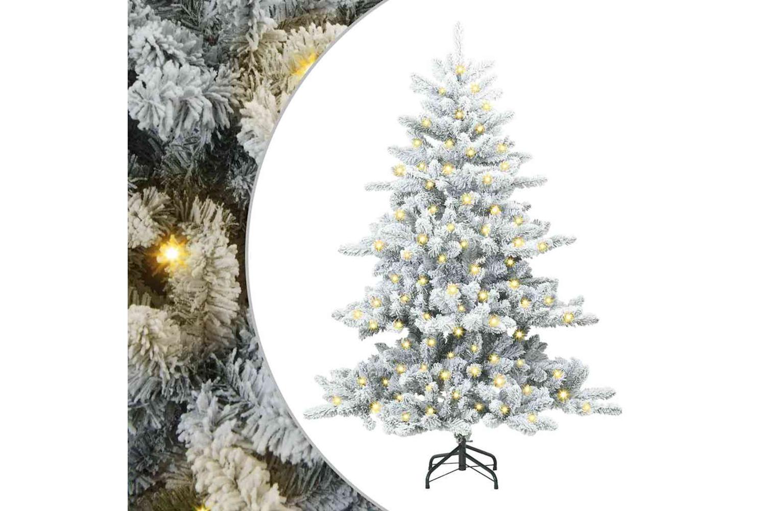 Vidaxl Artificial Hinged Christmas Tree With 150 Leds 150 Cm Pvc
