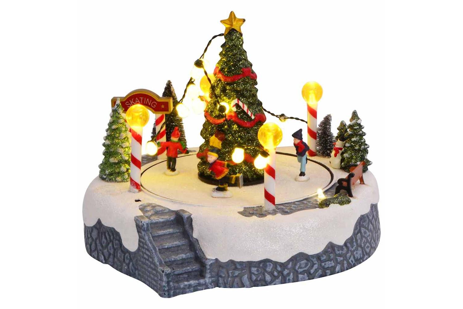 Vidaxl Christmas Village Decoration Multicolour 22 X 215 X 17 Cm