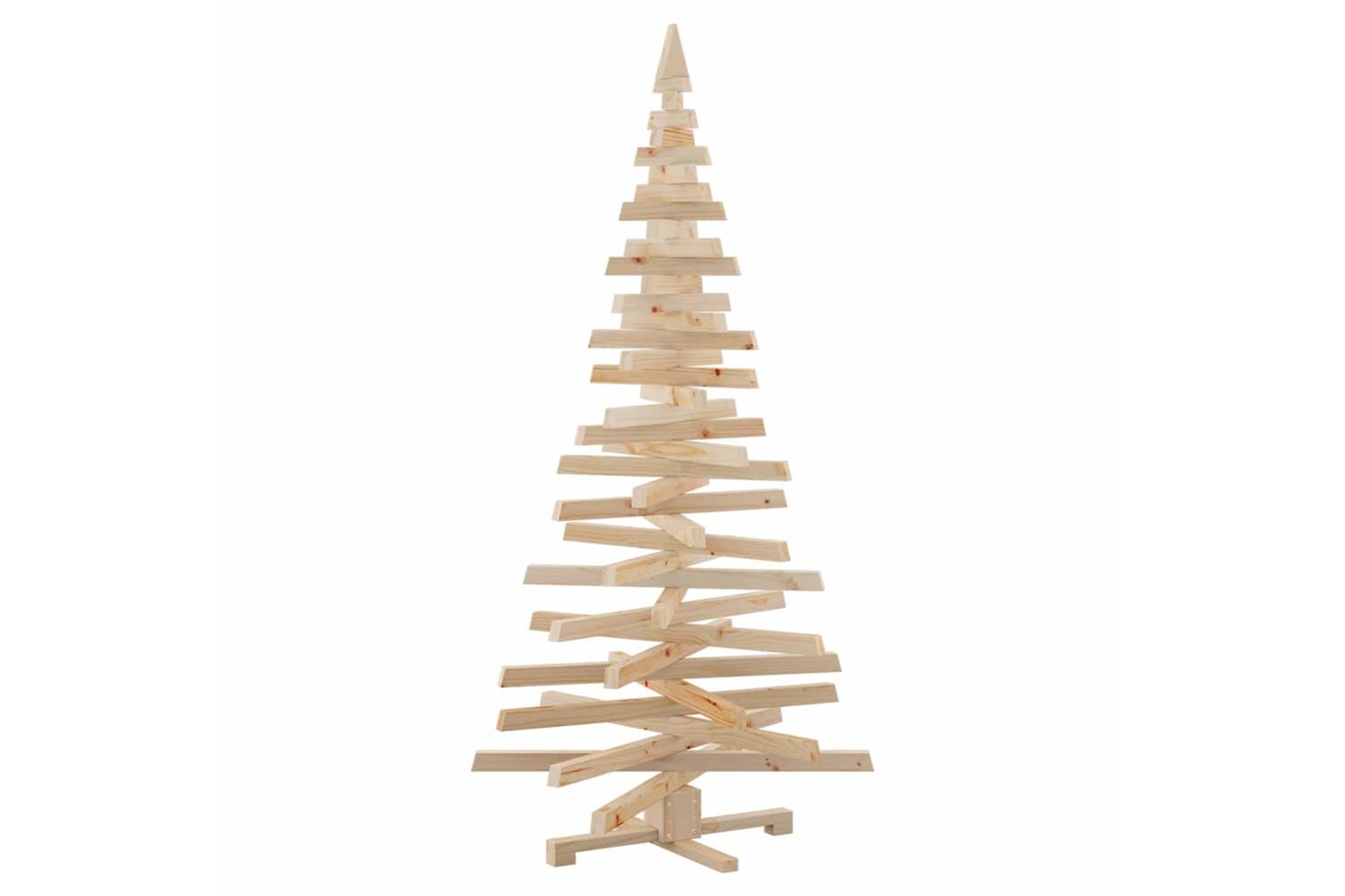 Vidaxl Christmas Trees With Stand Natural 180 Cm Solid Pine Wood