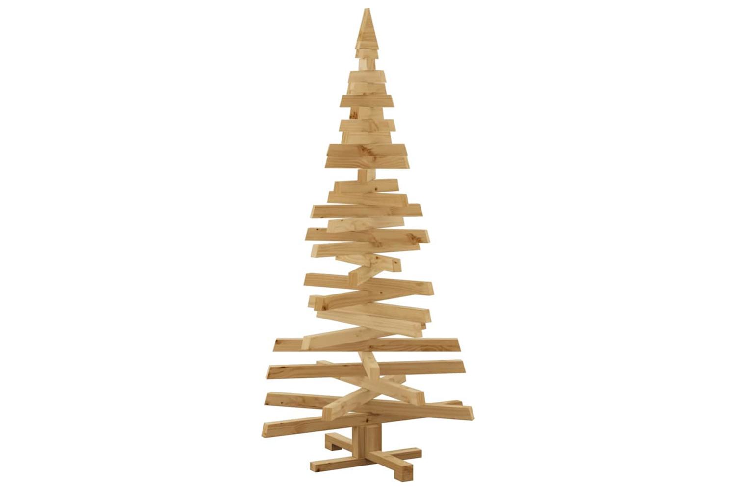 Vidaxl Christmas Trees With Stand Brown 150 Cm Solid Pine Wood