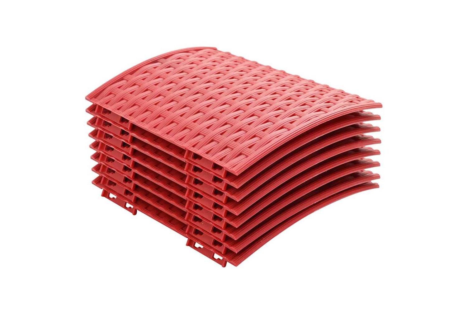 Vidaxl Christmastreeskirt Red 65 X 23 Cm Plastic