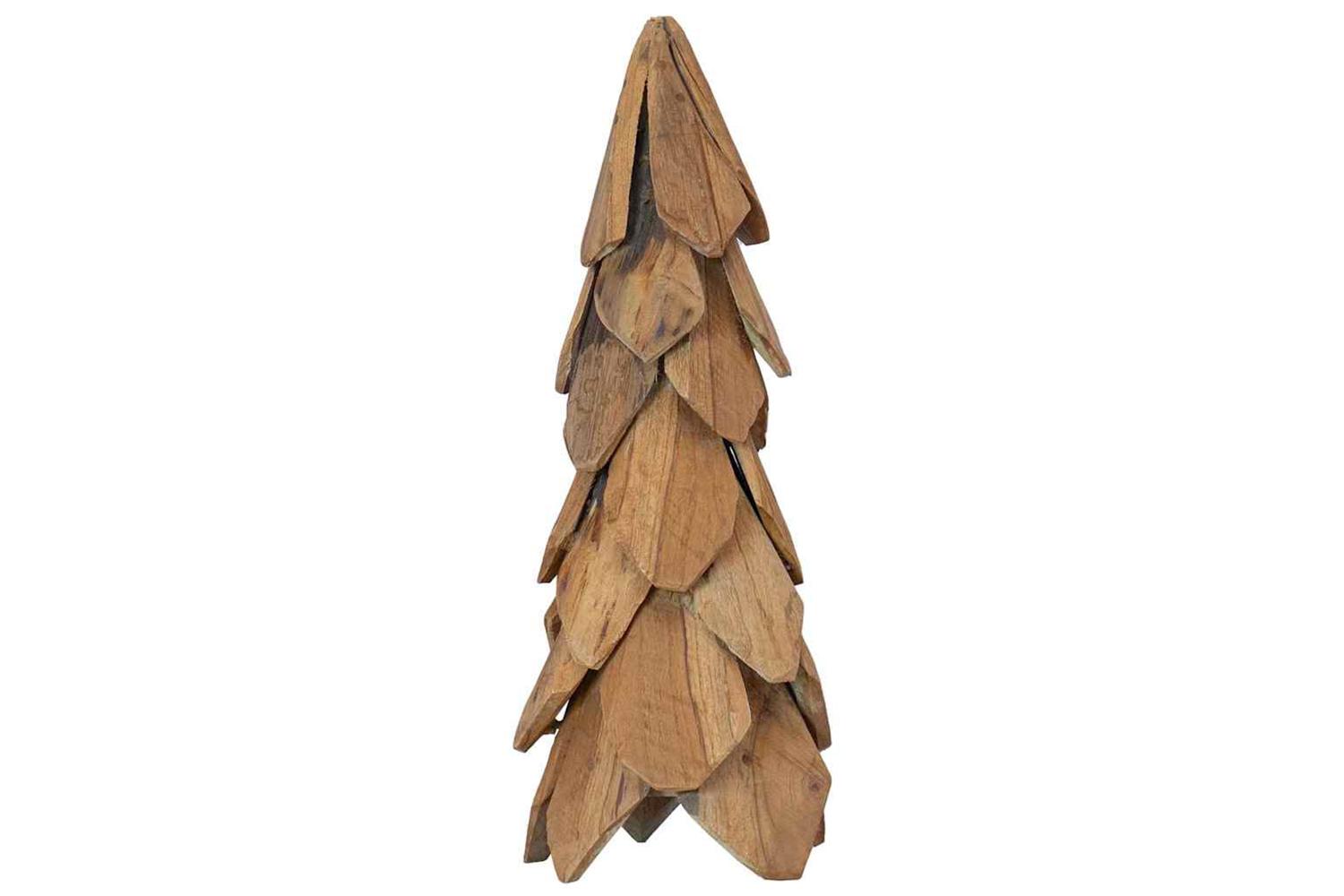 Vidaxl Christmas Tree With Stand Brown 50 Cm Solid Teak Wood