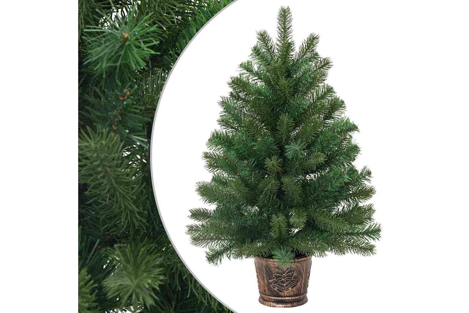 Vidaxl Artificial Christmas Tree Green 95 Cm Pvc Pe And Steel