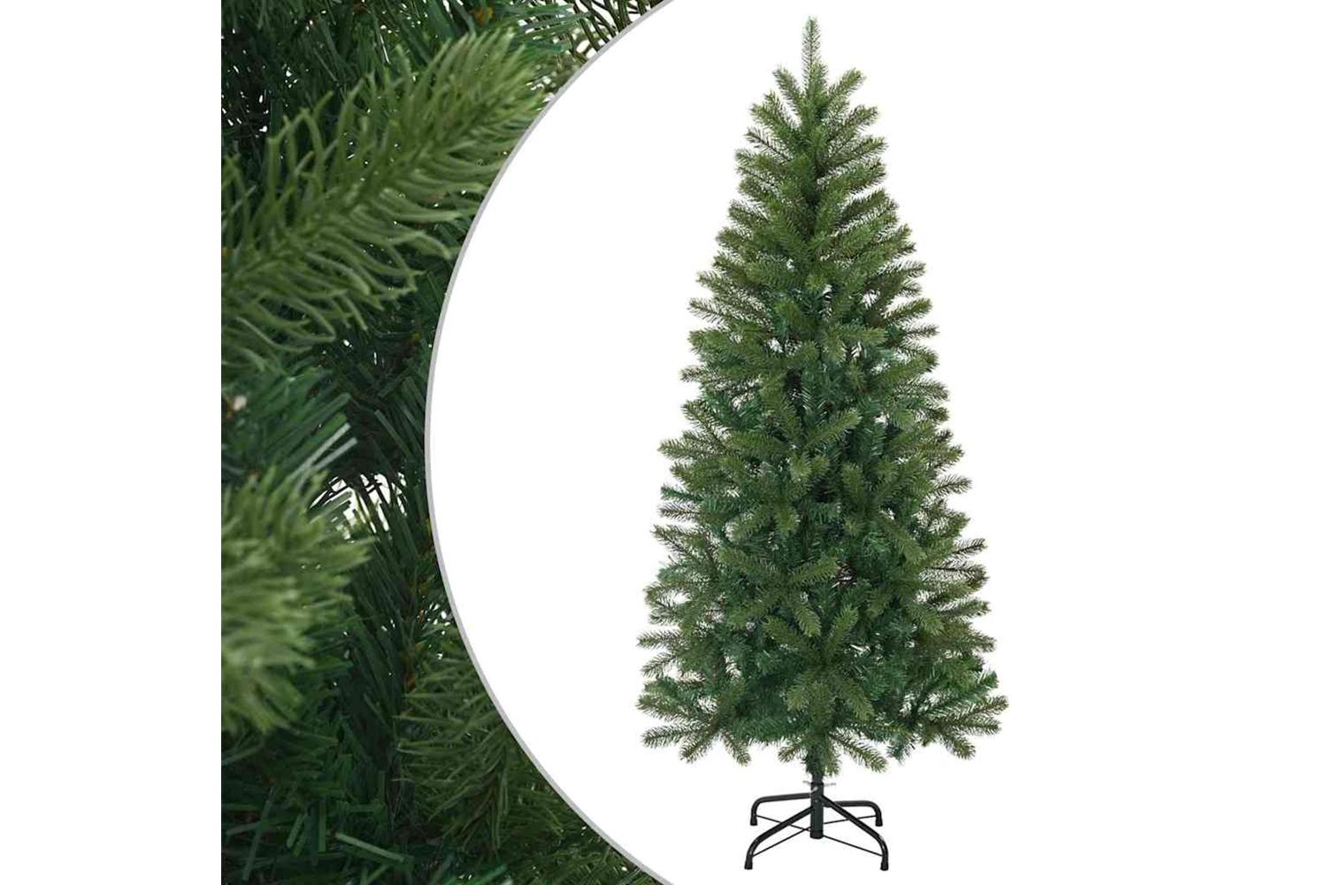 Vidaxl Artificial Christmas Tree Green 120 Cm Pvc Pe And Steel