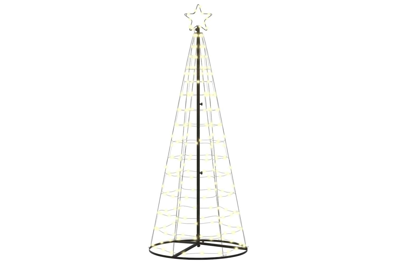 Vidaxl Led Christmas Tree With 390 Leds Warm White 250 Cm Iron