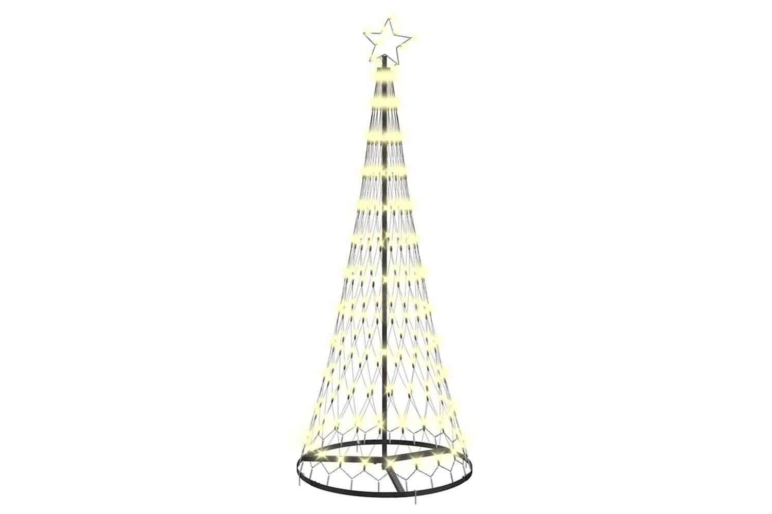Vidaxl Led Christmas Tree Warm White 71 X 71 X 1845 Cm Metal
