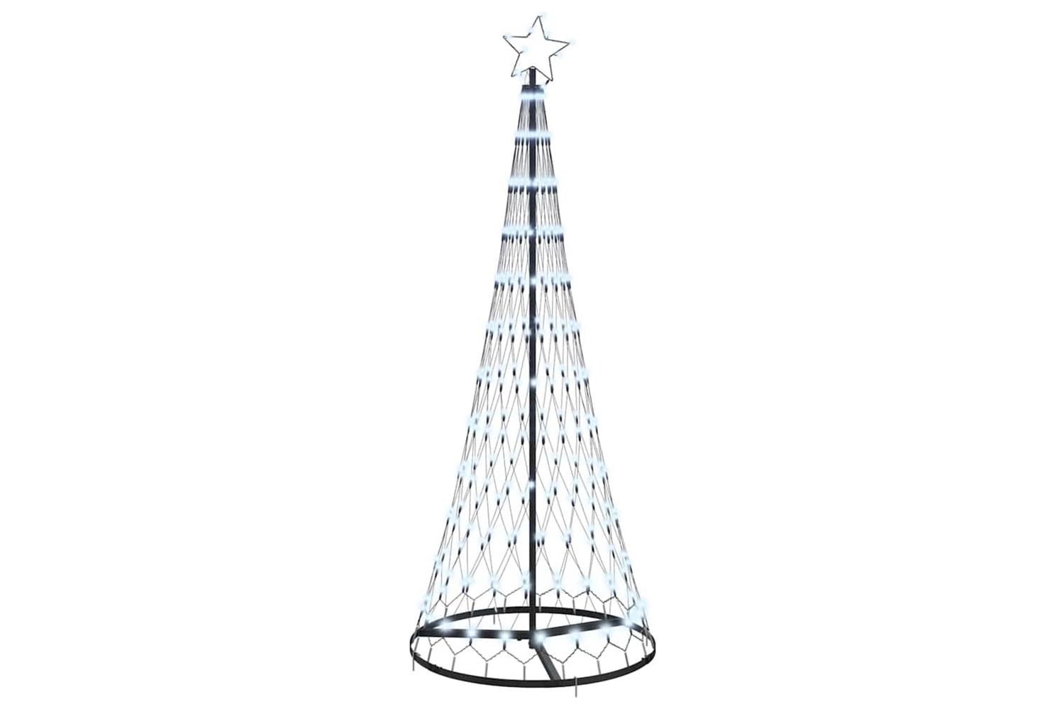Vidaxl Led Christmas Tree Cool White 71 X 71 X 1845 Cm Metal