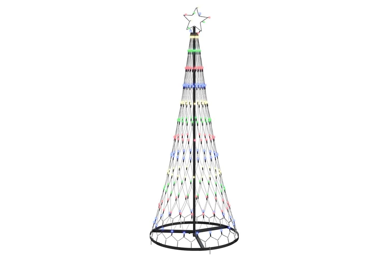 Vidaxl Led Christmas Tree Multicolour 71 X 71 X 1845 Cm Metal