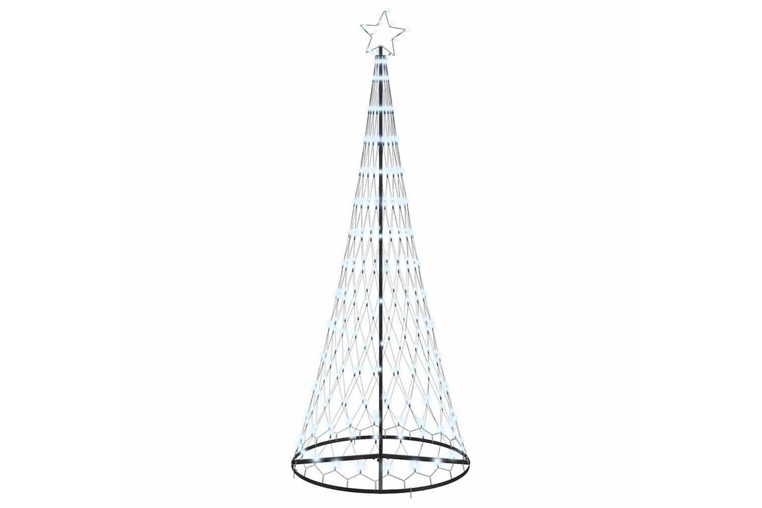 Vidaxl Led Christmas Tree Cool White 100 X 100 X 250 Cm Metal