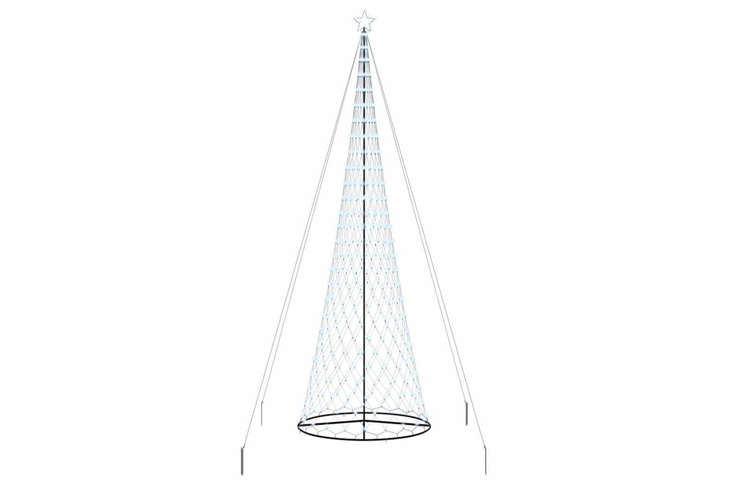 Vidaxl Led Christmas Tree Cool White 1385 X 1385 X 399 Cm Metal