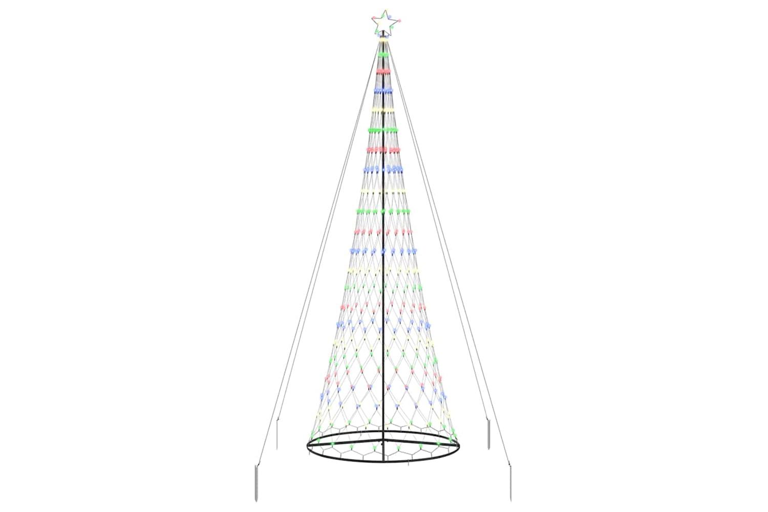 Vidaxl Led Christmas Tree Multicolour 1385 X 1385 X 399 Cm Metal