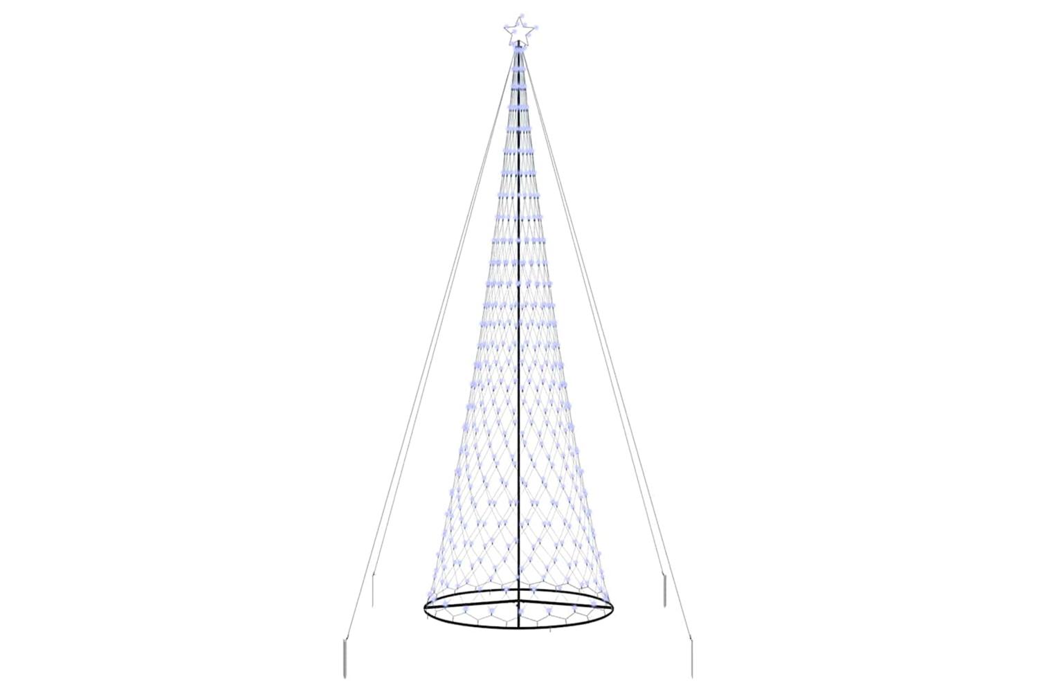 Vidaxl Led Christmas Tree With 550 Leds Blue 160 X 160 X 500 Cm Metal