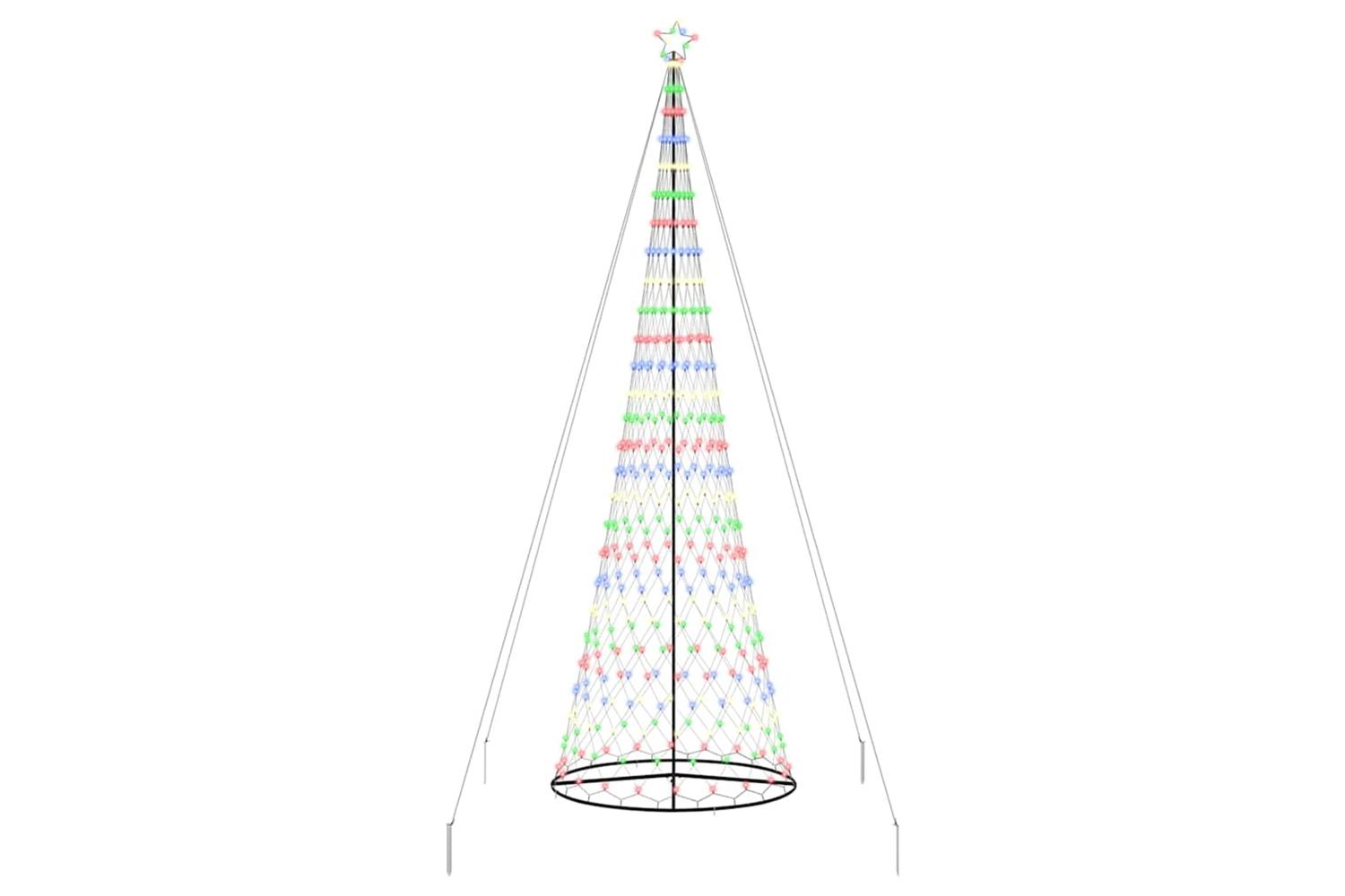 Vidaxl Led Christmas Tree Multicolour 160 X 160 X 500 Cm Metal