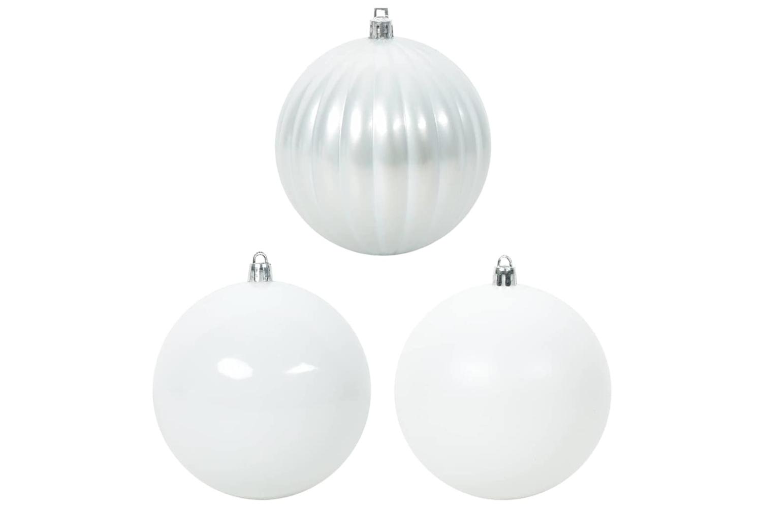 Vidaxl Christmas Bauble Set 4 Pcs White