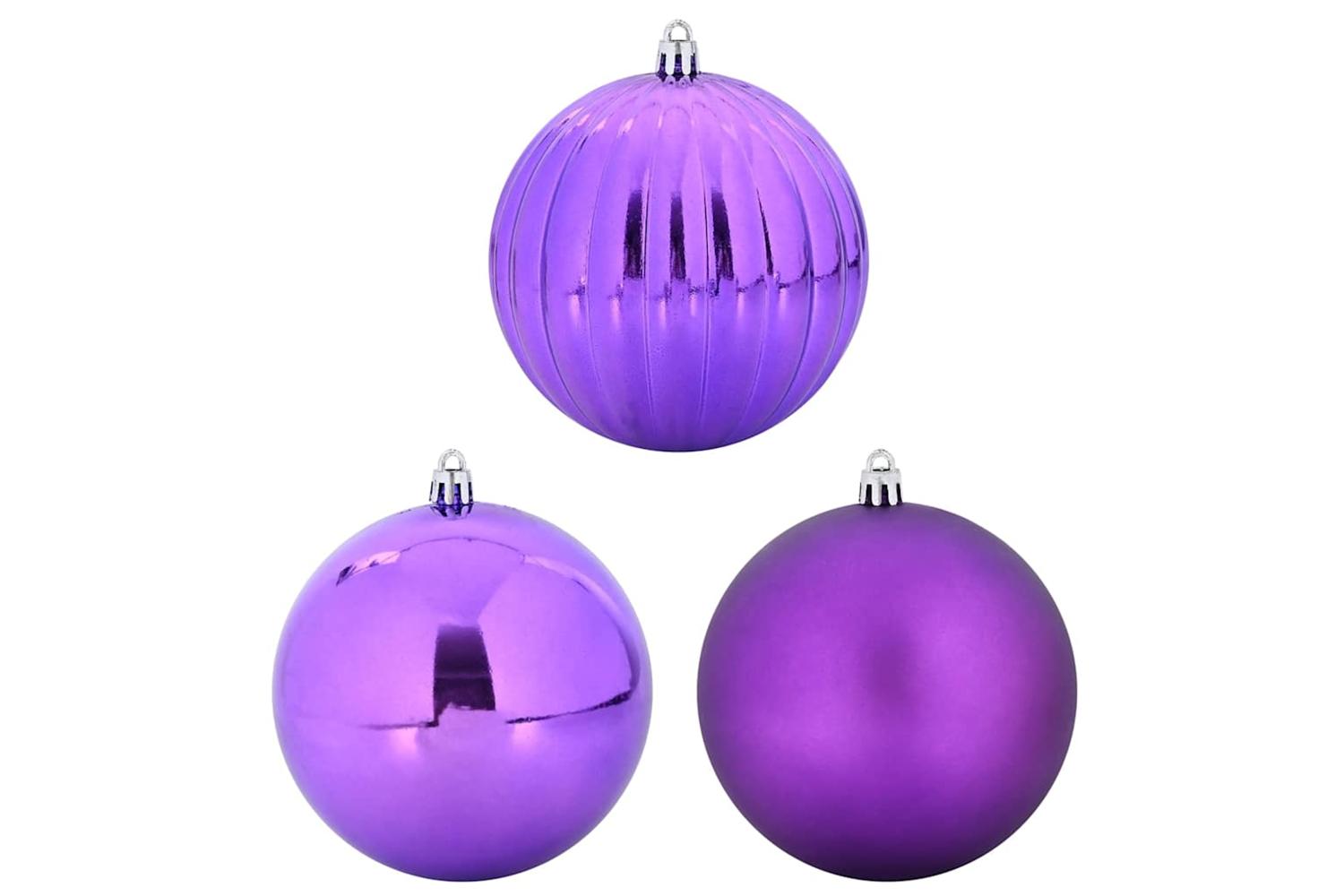 Vidaxl Christmas Bauble Set 3 Pcs Lilac