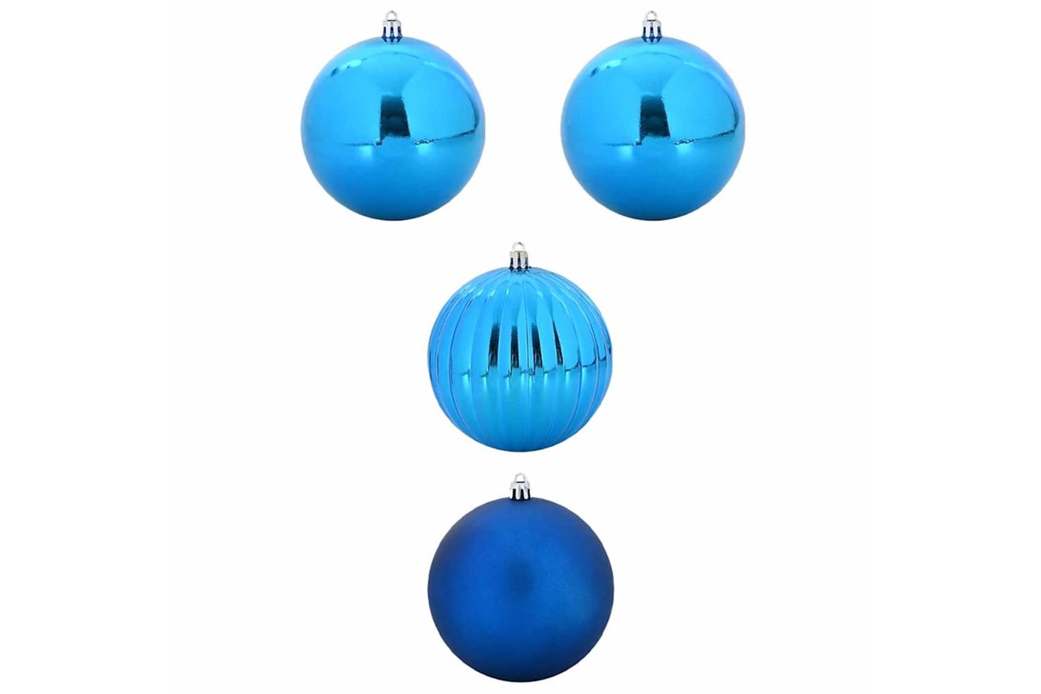 Vidaxl Christmas Bauble Set 4 Pcs Blue