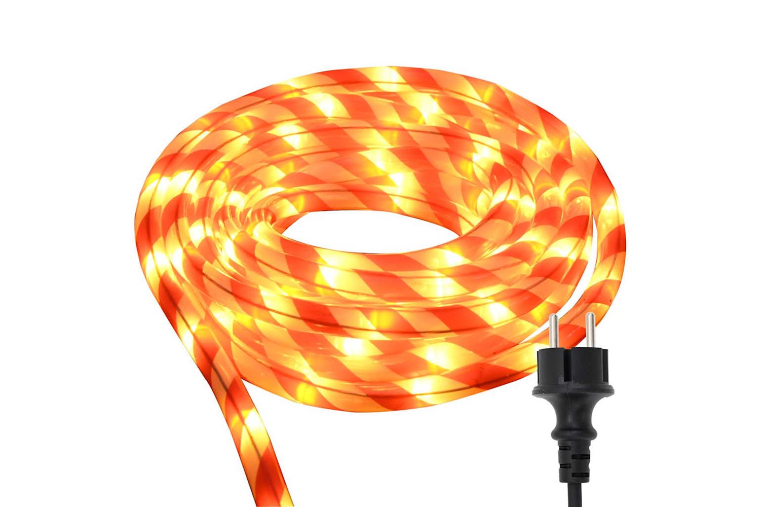 Vidaxl Rope Light With 480 Leds Warm White 20 M Pvc