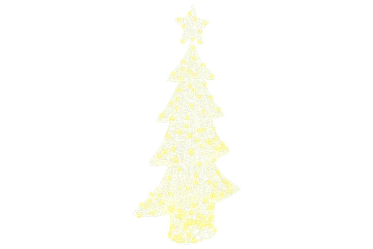 Vidaxl Christmas Tree With 160 Leds Warm White 150 Cm Acrylic