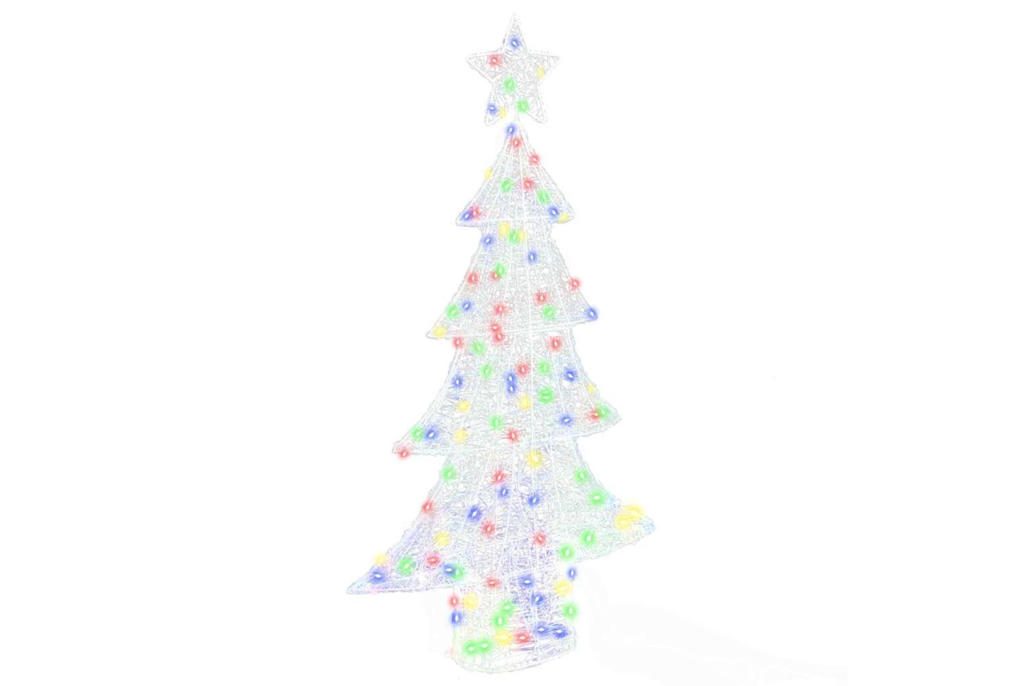 Vidaxl Christmas Tree With 160 Leds Multicolour 150 Cm Acrylic