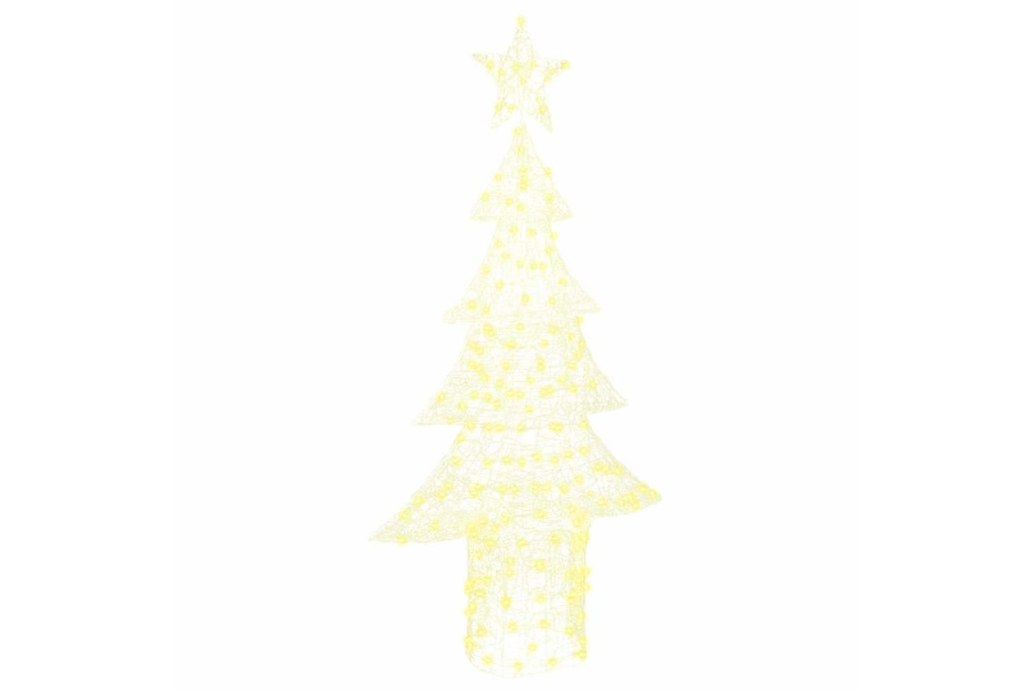 Vidaxl Christmas Tree With 240 Leds Warm White 180 Cm Acrylic