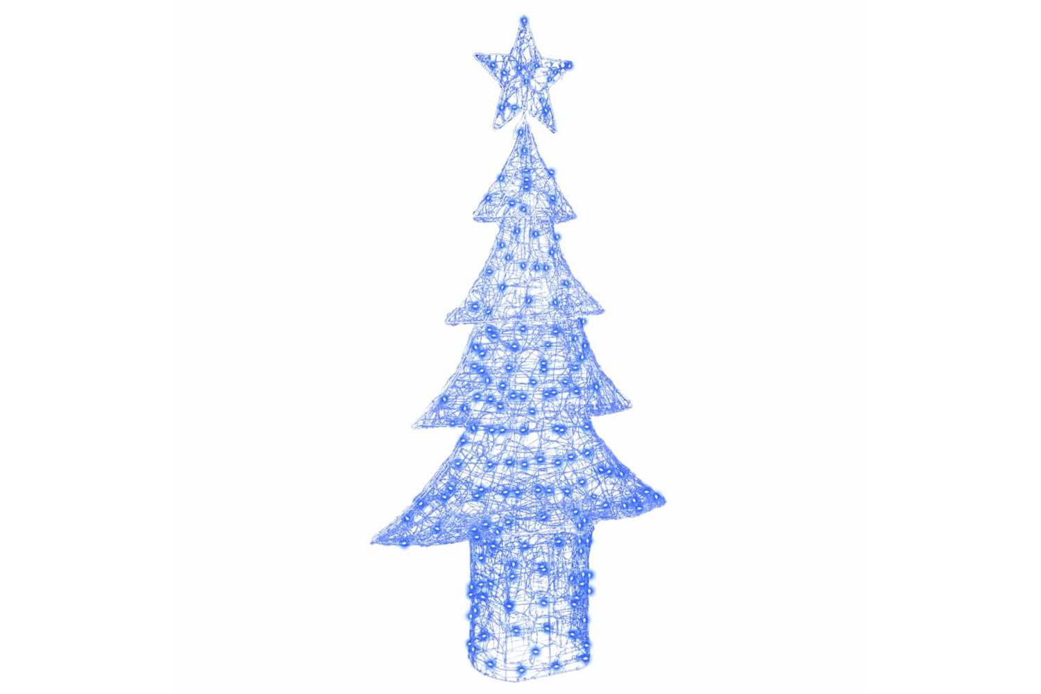 Vidaxl Christmas Tree With 240 Leds Blue 180 Cm Acrylic