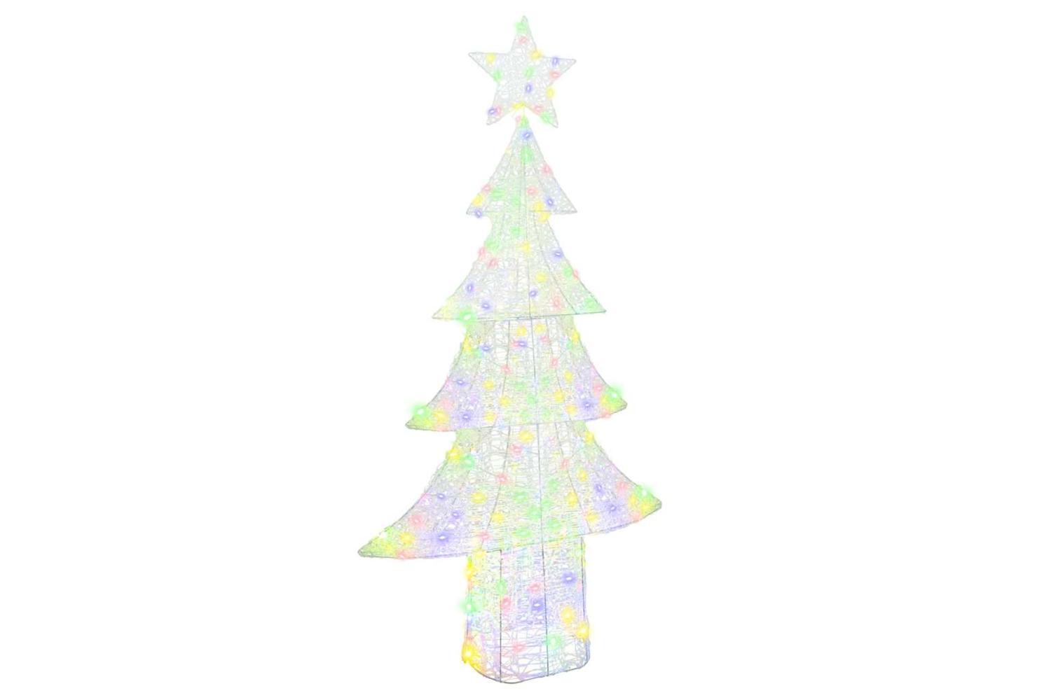 Vidaxl Christmas Tree With 240 Leds Multicolour 180 Cm Acrylic